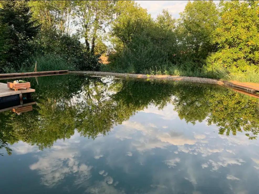 Ecolieu Le Chant Du Temps Bed & Breakfast Saint-Usuge Bagian luar foto
